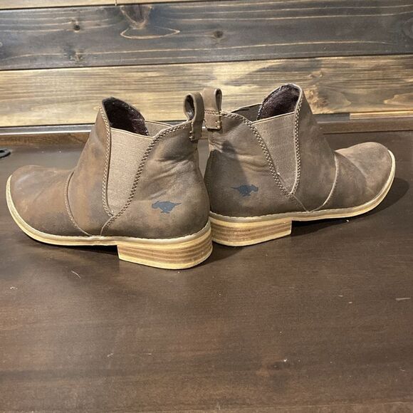 Rocket Dog Maylon Brown Ankle Bootie Size 7 - Picture 12 of 13